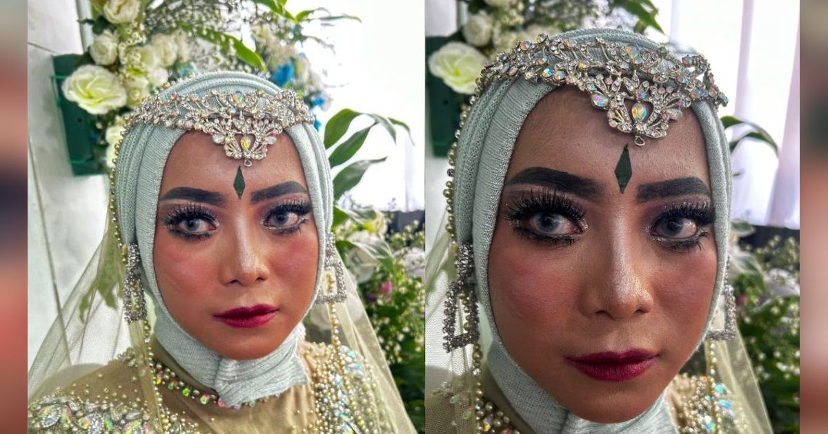 Sedih dan Miris, Riasan yang Harusnya Cantik Malah  