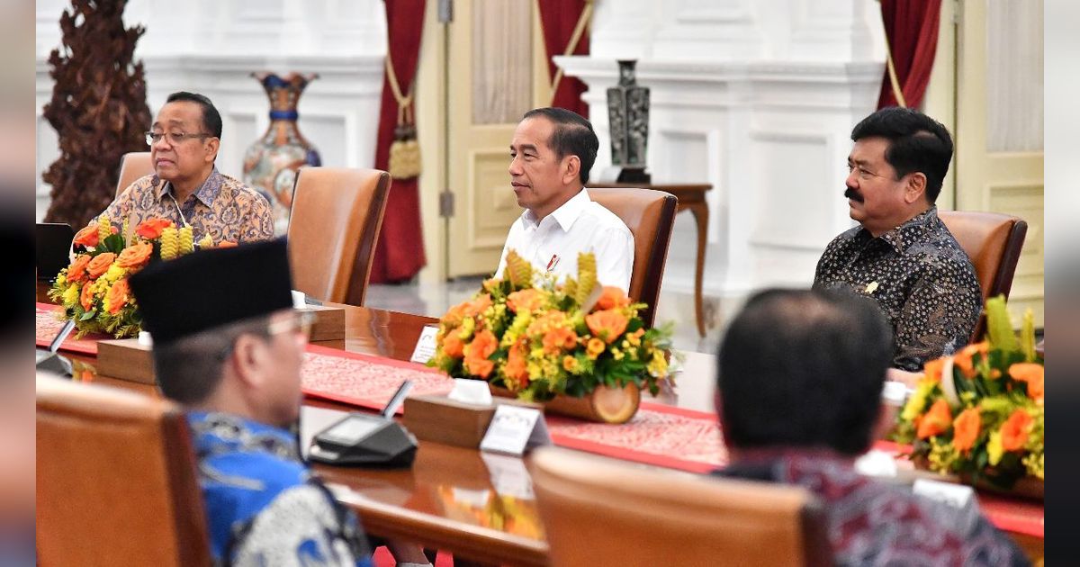 Ini yang Dibahas Jokowi Bareng Pimpinan MPR saat Bertemu di Istana