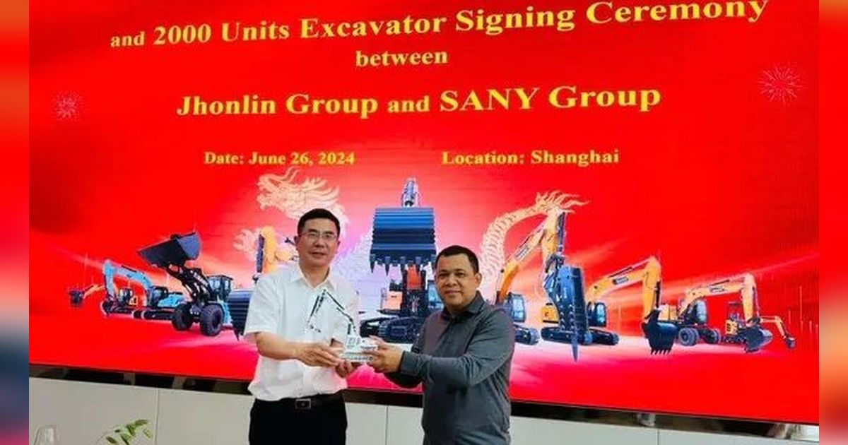Haji Isam Borong 2.000 Eskavator dari China, Cetak Rekor Pemesanan Terbanyak di Dunia