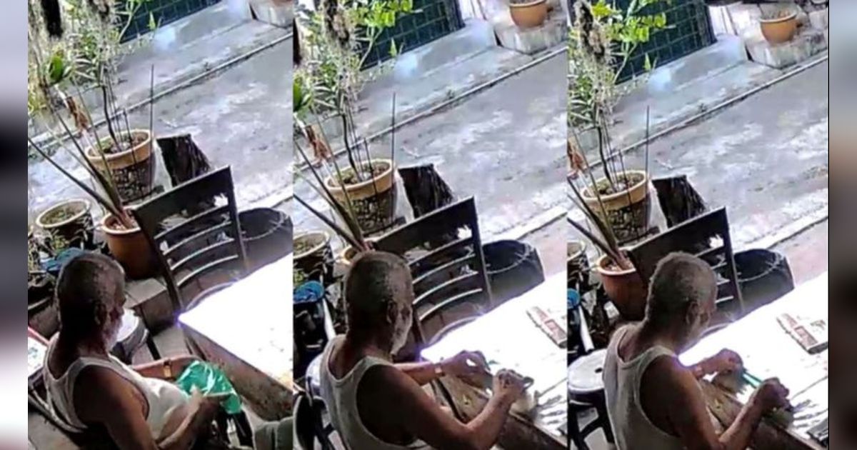 Cerita Wanita Kenang Kebiasaan Ayah Sebelum Meninggal Dunia, Terekam Kamera CCTV di Rumahnya