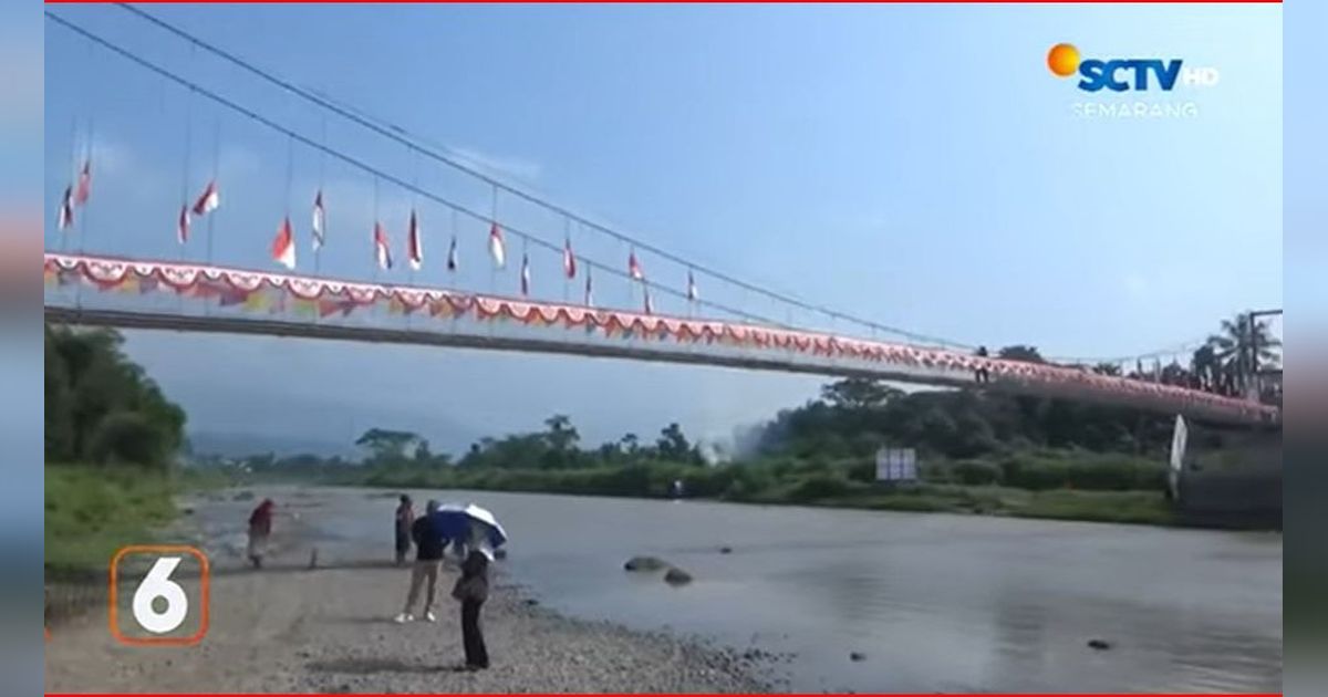 Cerita di Balik Peresmian Jembatan Merah Putih di Brebes, Kini Warga Desa Terpencil Tak Lagi Terisolasi