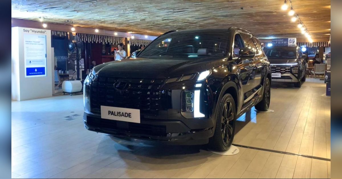 Hyundai Palisade XRT, Mengesankan dengan Nuansa Hitam yang Kuat.