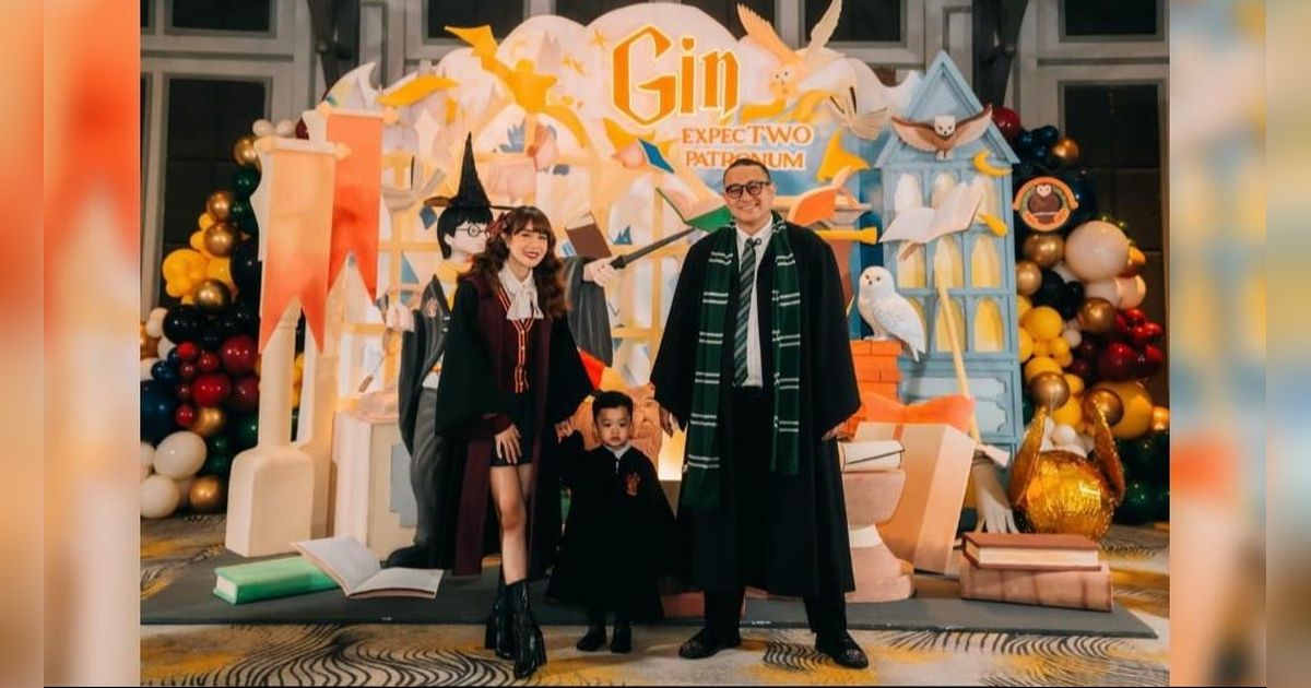 Bertema 'Harry Potter', Intip Foto-foto Keseruan Gin Anak Gilang Dirga di Momen Ultah ke-2