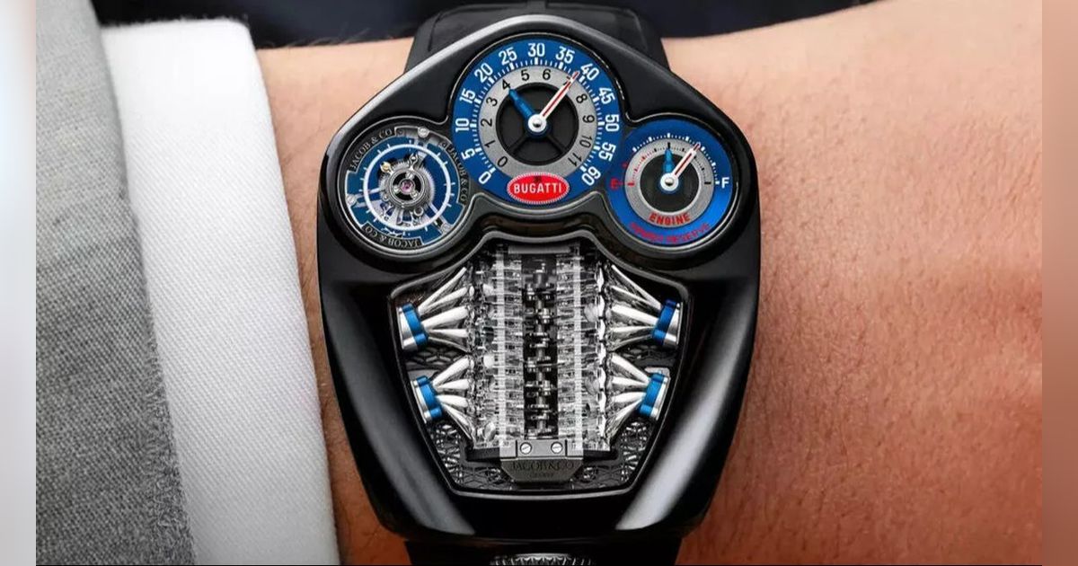 Dengan harga Rp 5,5 miliar, jam tangan Bugatti ini dapat digunakan untuk membeli rumah beserta isinya.