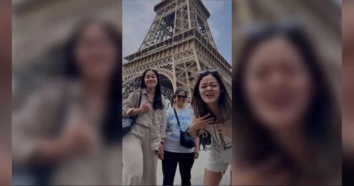 Momen Keseruan Gracia Indri dan Gisela Cindy Liburan di Paris Bersama Ibunda, Bak Bestie Banget