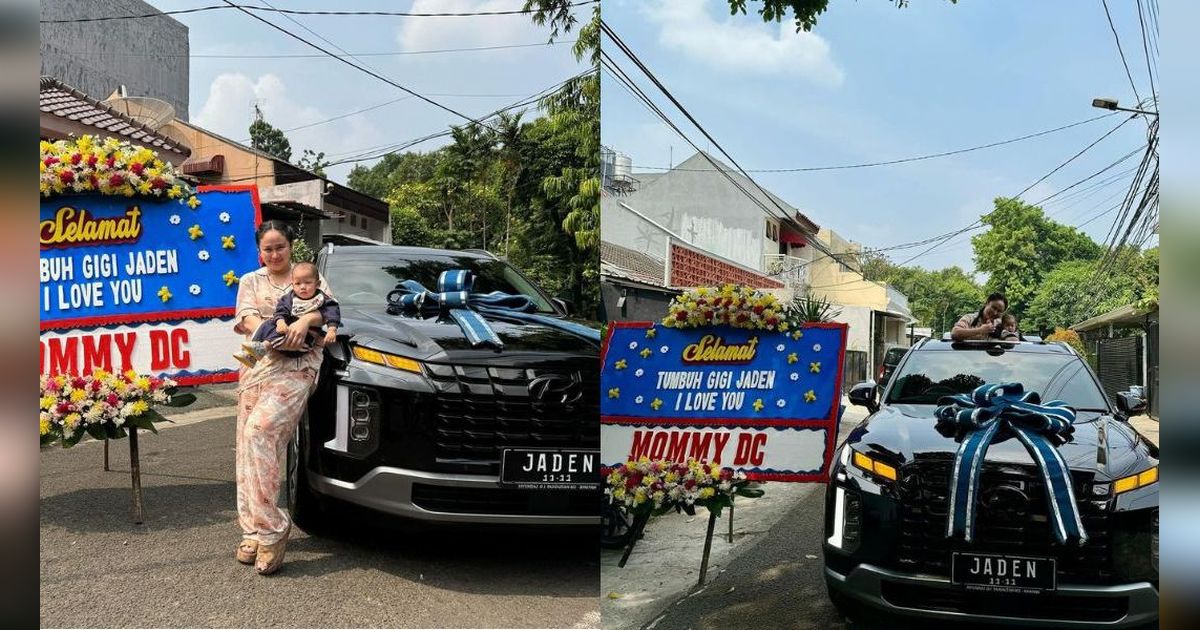 Potret Denise Chariesta Hadiahkan Mobil Seharga Rp1 Miliar Hasil Jual Daster Karena Sang Anak Tumbuh Gigi
