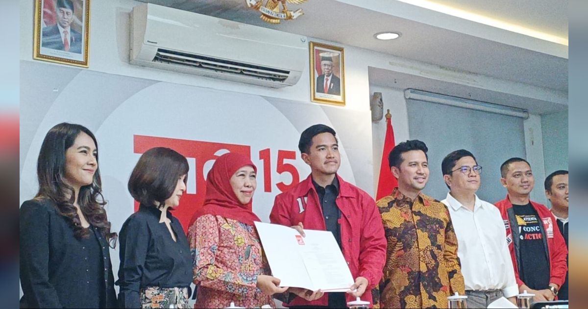 Surat Rekomendasi Diserahkan Kaesang, PSI Resmi Dukung Khofifah-Emil Dardak di Pilgub Jatim