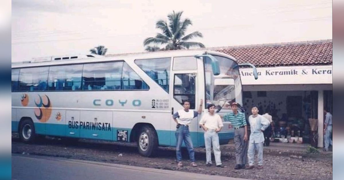 10 Potret Bus Lawas di Era 90-an, Transportasi Andalan Masyarakat yang Penuh Kenangan