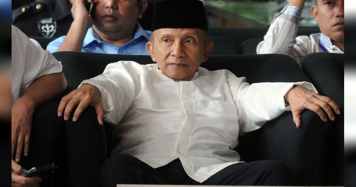 Amien Rais Dukung Presiden Kembali Dipilih MPR: Kalau Sekarang Ketua MPR Enggak Digubris