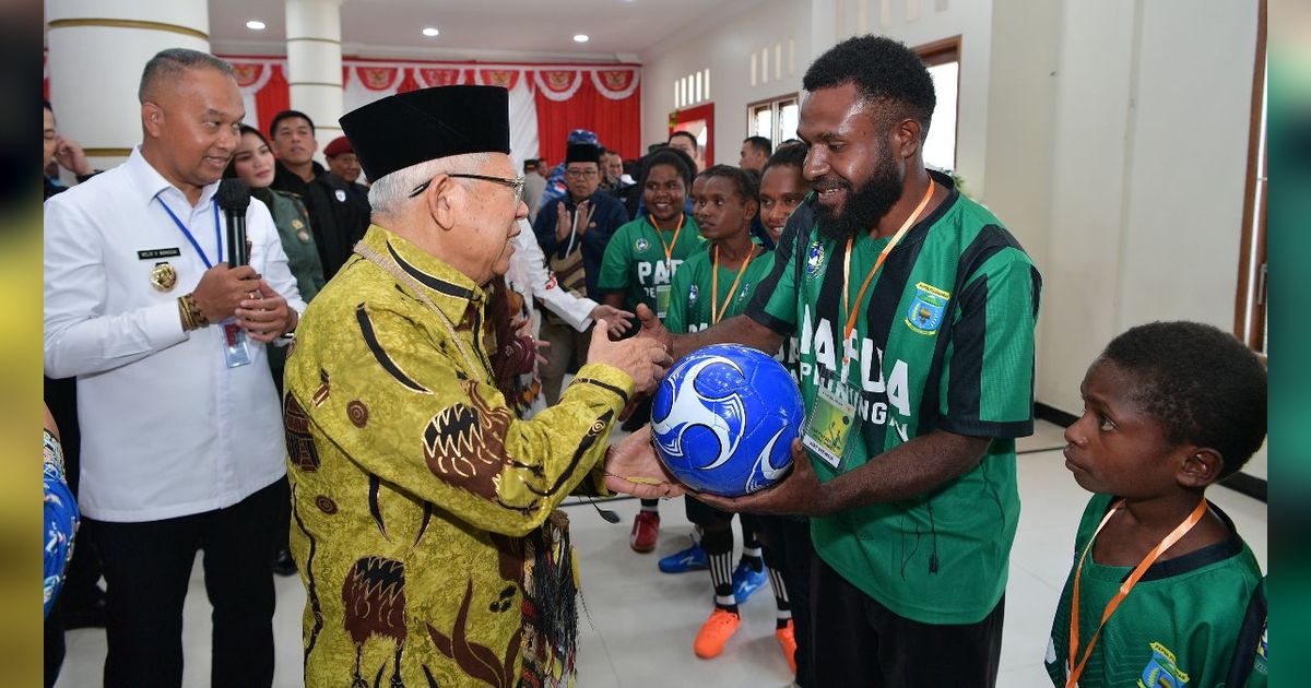 Kurangi Konflik, Wapres Ma'ruf Amin Dorong Pembangunan di Papua Pegunungan Berbasis Kearifan Lokal