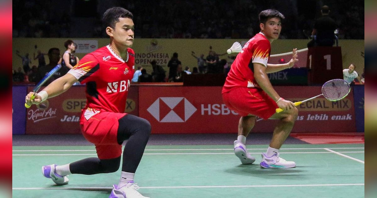 FOTO: Hasil Indonesia Open 2024: Leo/Daniel Singkirkan Fajar/Rian