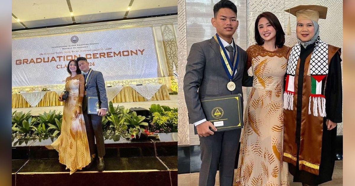 Sosok Ganteng Gabriel Anak Dewi Perssik yang Berhasil Selesaikan SMA