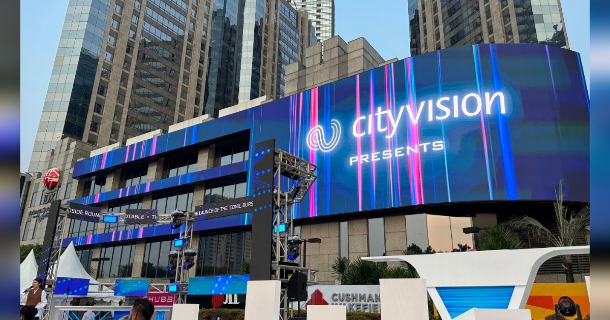 Gedung BEI Makin Meriah, Layar LED Raksasa Terpampang Mirip OOH Lembaga Keuangan Ternama Dunia