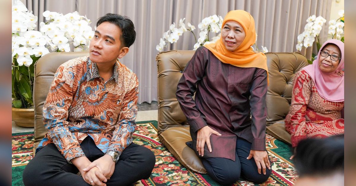 Soal Rekonsiliasi Pilgub Jatim, Begini Kata Khofifah di Depan Gibran