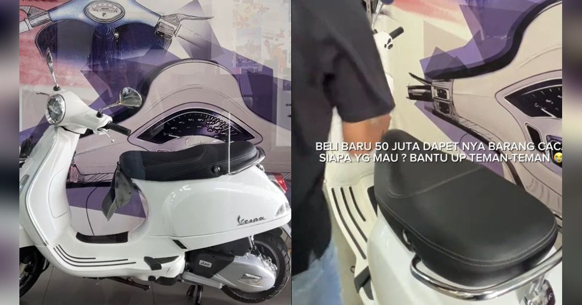 Viral Curhatan Pembeli Vespa Piaggio Rp50 Juta Klaim Terima Cacat Produksi, Begini Tanggapan Perusahaan
