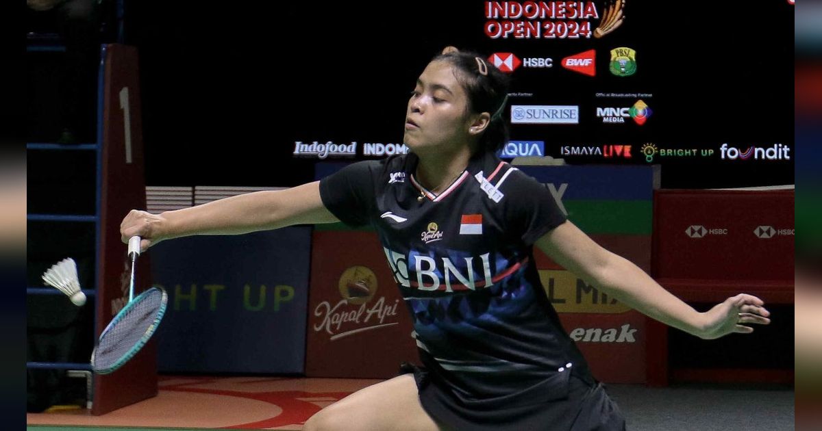 FOTO: Hasil Indonesia Open 2024: Gregoria Mariska Tersingkir, Asa Juara di Sektor Tunggal Putri Pupus