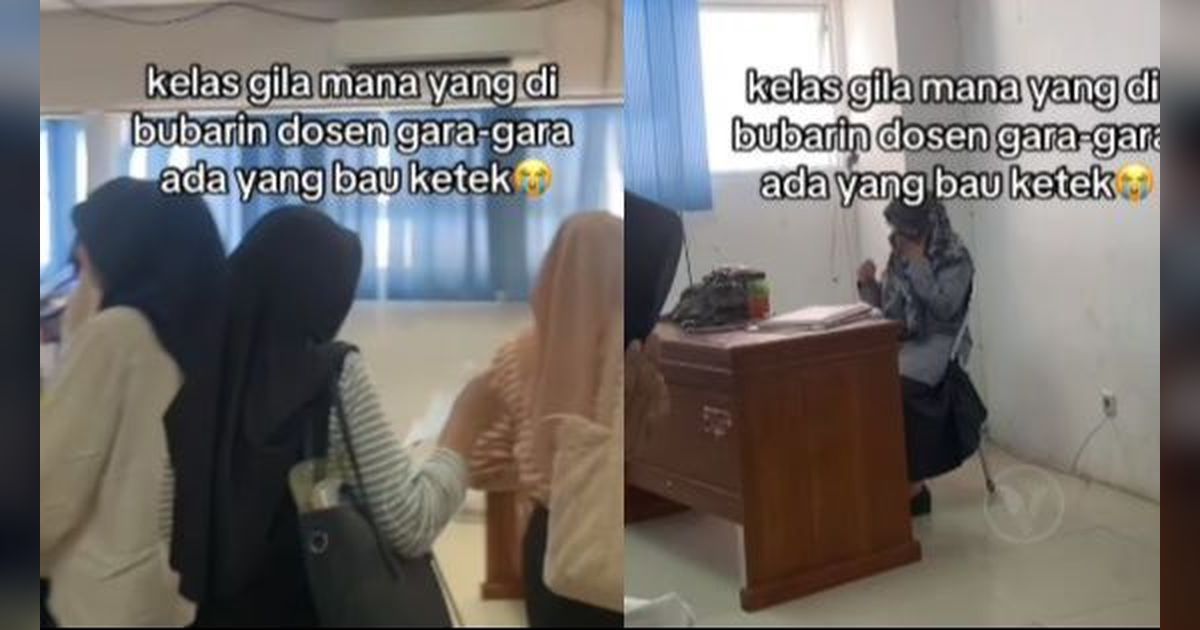 Viral Dosen Bubarkan Kelas Karena Mahasiswa Bau Ketiak, Auto Tutup Hidung