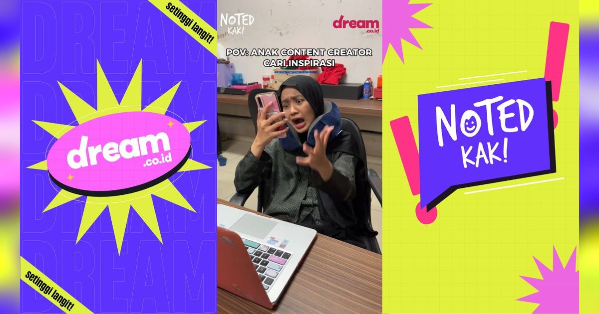 NOTED KAK! POV Anak Konten Cari Inspirasi tapi  Otak `Stuck`