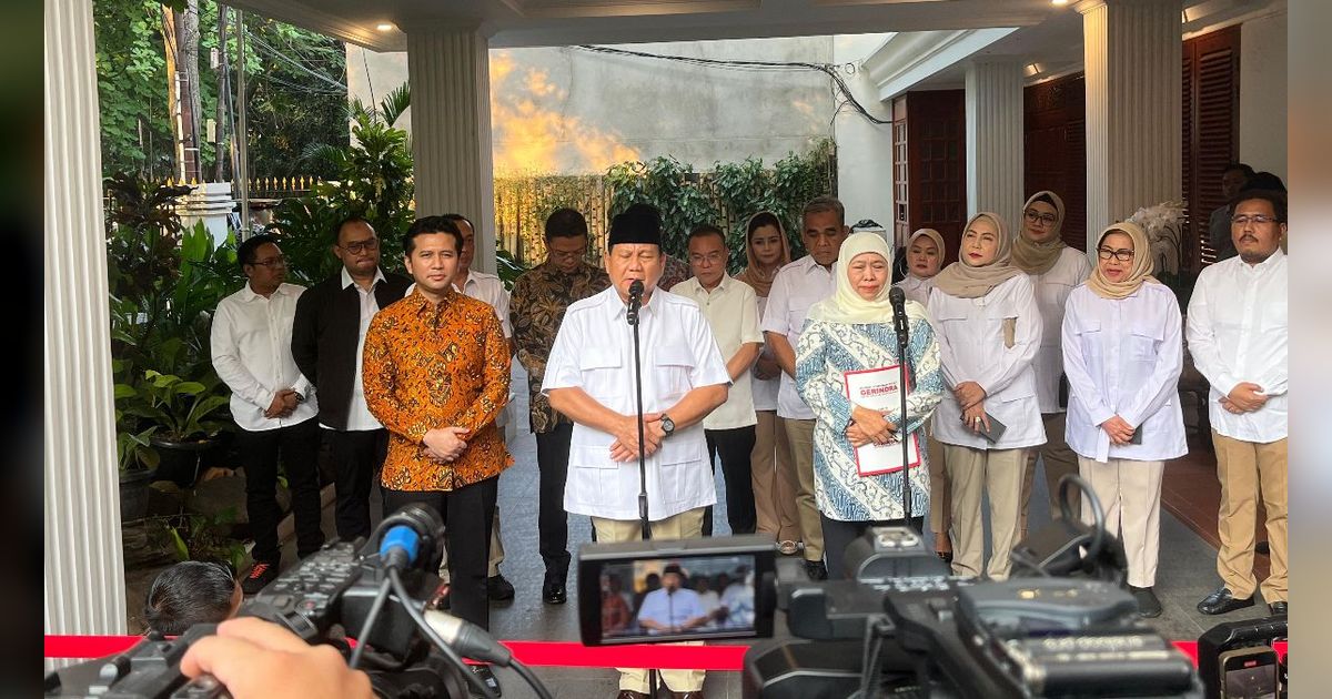 Prabowo: Khofifah Punya Inisiatif Didik 1.000 Anak Palestina di Pesantren Jatim