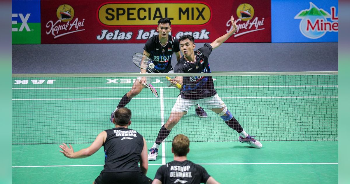 FOTO: Hasil Indonesia Open 2024: Bagas/Fikri Kalah Dramatis di Tangan Ganda Denmark