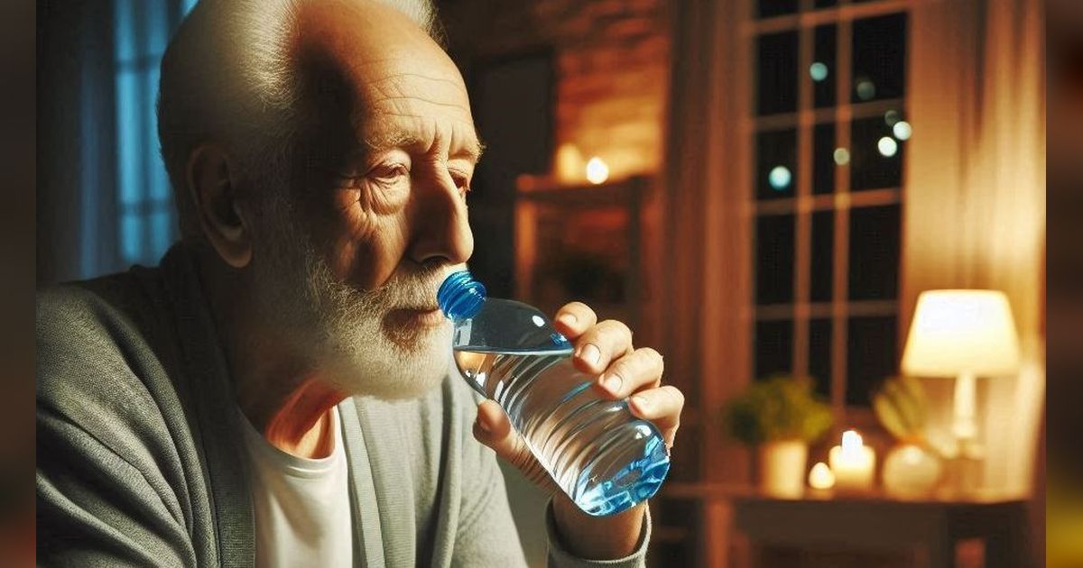 Pria di Atas Usia 55 Tahun Disarankan untuk Membatasi Minum Air di Malam Hari