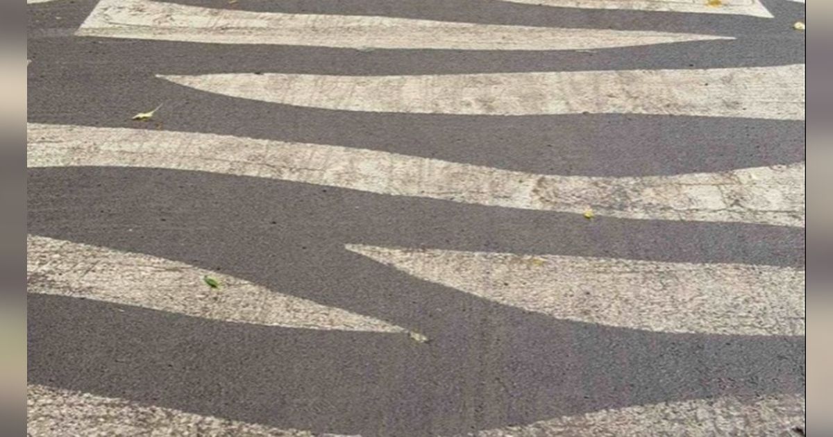 10 Potret Desain Zebra Cross Terunik di Dunia, Bikin Pengguna Jalan Cuma Bisa Melongo