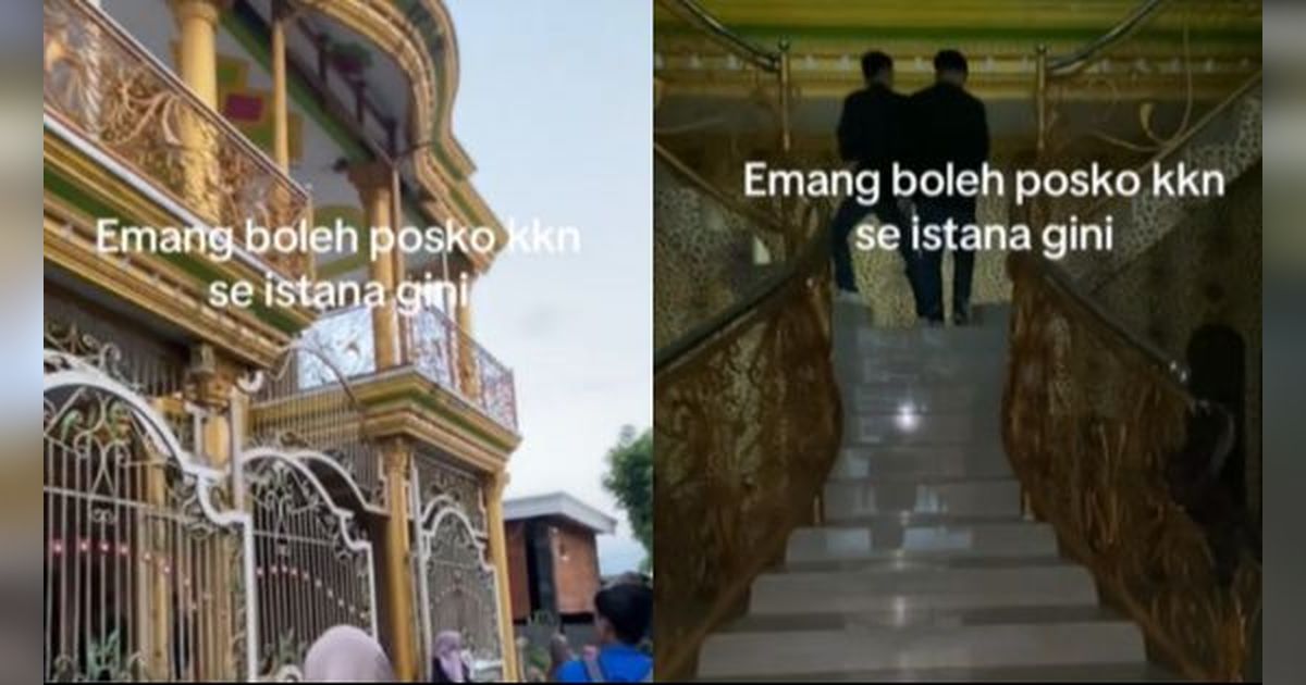 Mahasiswa Pamer Dapat Posko KKN di Rumah Mewah bak Istana, Respons Netizen Tak Terduga