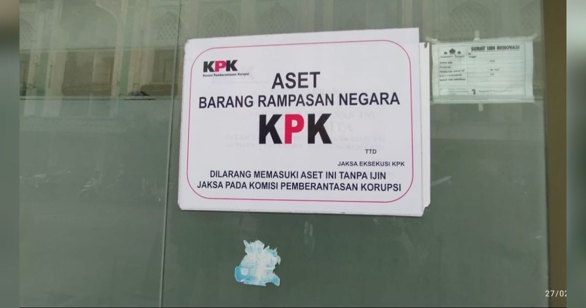 KPK Lelang Ruko Milik Mantan Wakil Rektor UI di Depok Seharga Rp1,2 Miliar