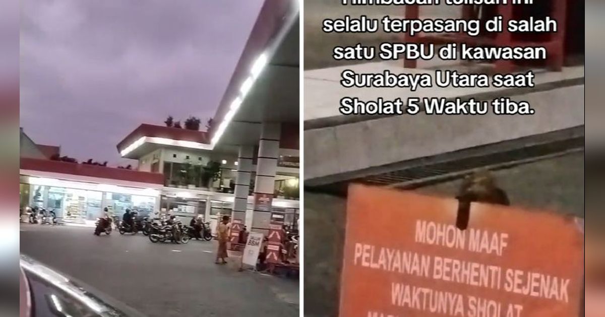 SPBU Ini Tutup Sementara saat Azan, Semua Karyawan Salat Berjemaah, Pembeli Tetap Antre Menunggu