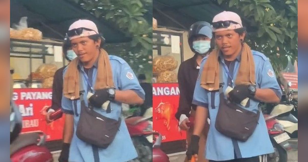 Viral Tukang Parkir Punya Paras Mirip Bruno Mars, Gantengnya Bikin Salfok