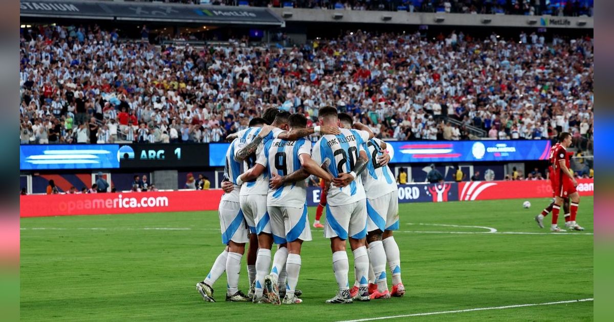 FOTO: Gilas Kanada, Argentina Melenggang ke Final Copa America 2024