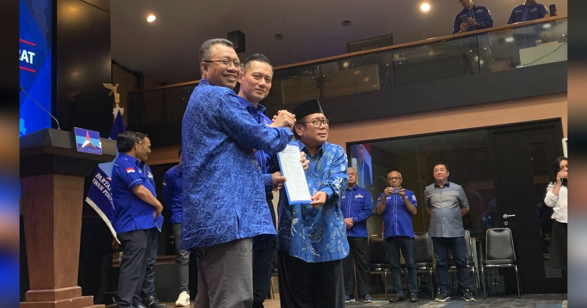 AHY Serahkan Rekomendasi Nasir-Wardan ke Pilgub Riau dan Zulkieflimansyah-Suhaili ke Pilgub NTB