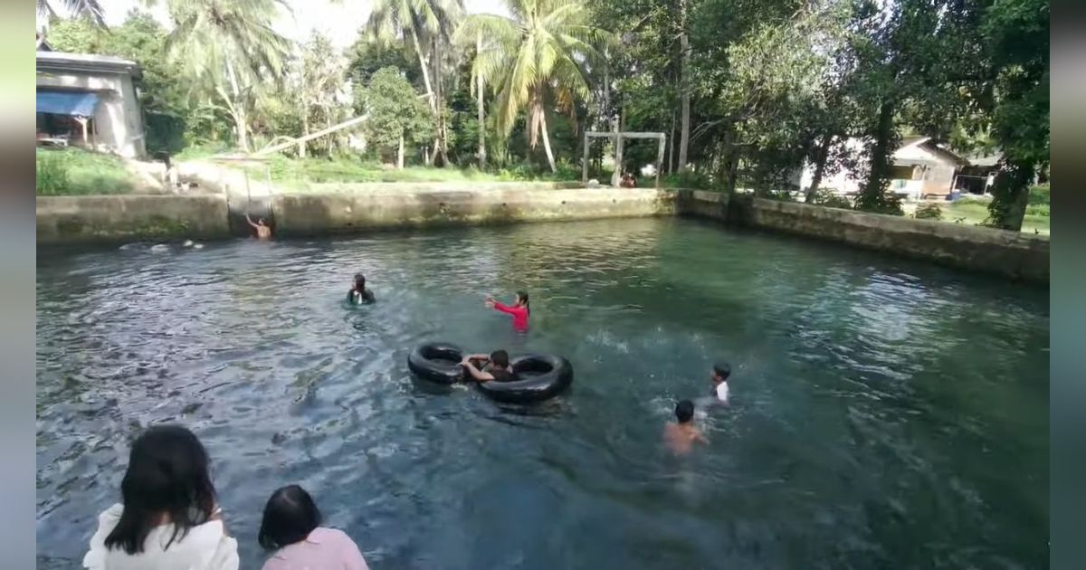 Berenang di Mata Air Dekat Gunung Karang Pandeglang, Gratis dan Tersembunyi di Perkampungan