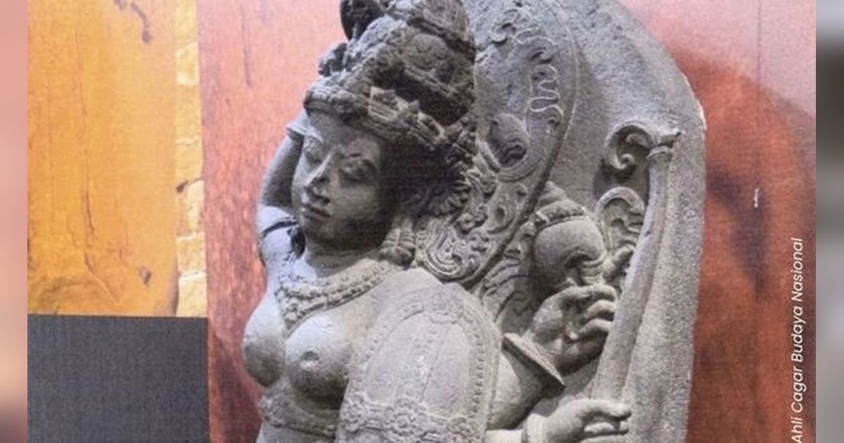 Potret Arca Durga dari Candi Jawi, Patung dengan Wajah Cantik dan Tubuh Menggairahkan