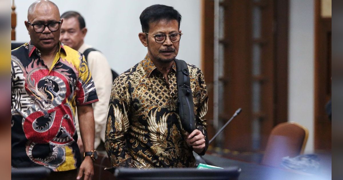Syahrul Yasin Limpo Dinovis 10 Tahun Penjara, Denda Rp300 Juta