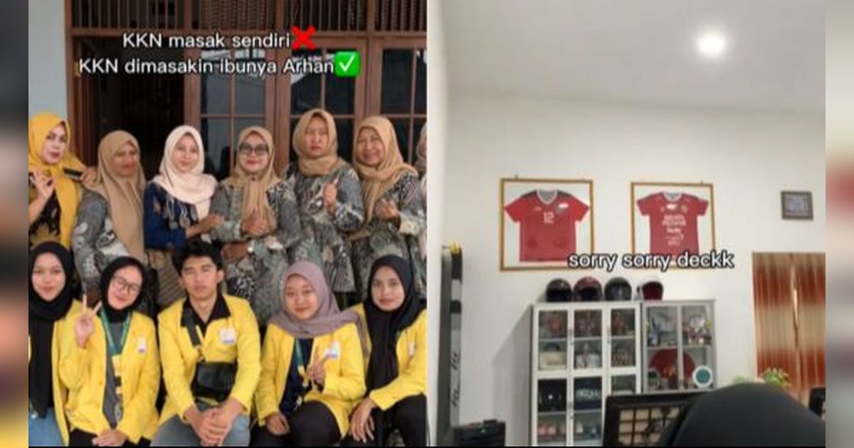 Momen Mahasiswa KKN Dimasakin Ibunya Arhan Pratama, Bikin Netizen Iri!