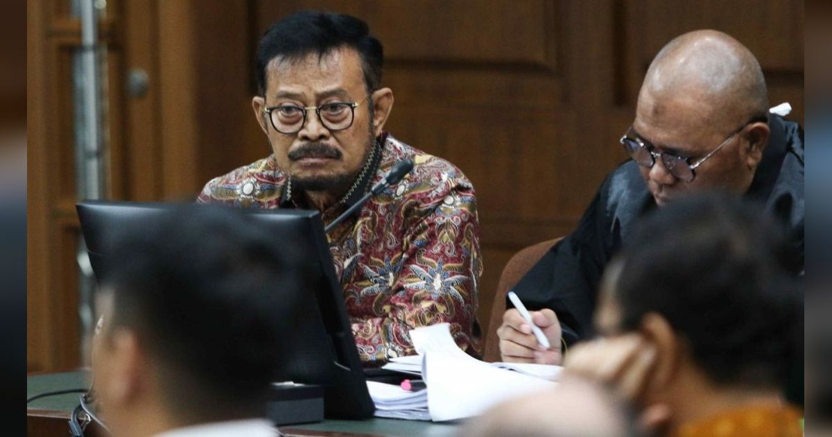 Hakim Vonis 10 Tahun Bui, SYL Masih Pikir-Pikir buat Ajukan Banding