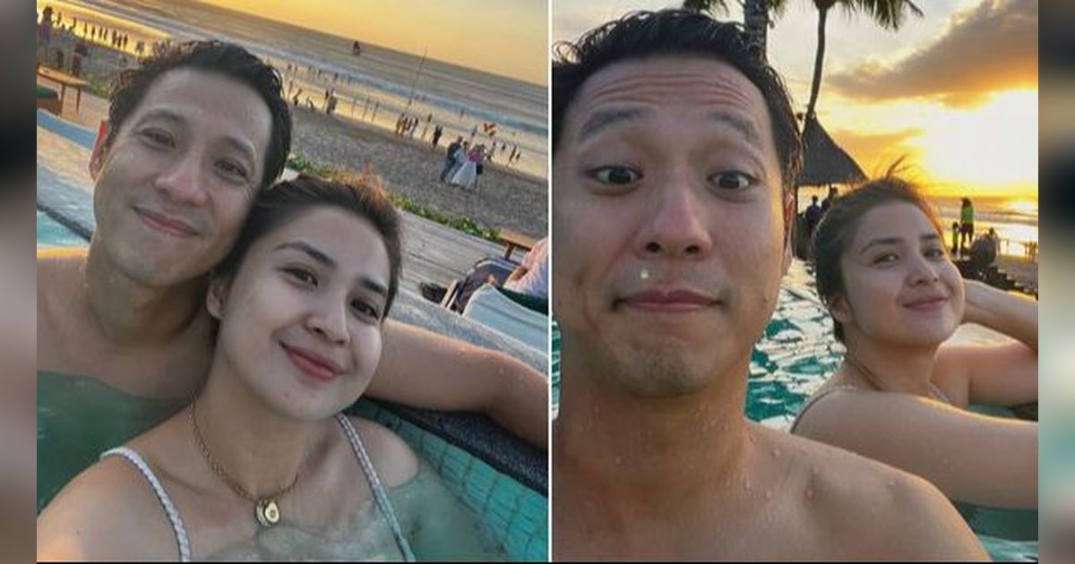 Liburan Romantis Putri Titian dan Junior Liem di Bali, Deg-Degan Pakai Bikini di Depan Suami