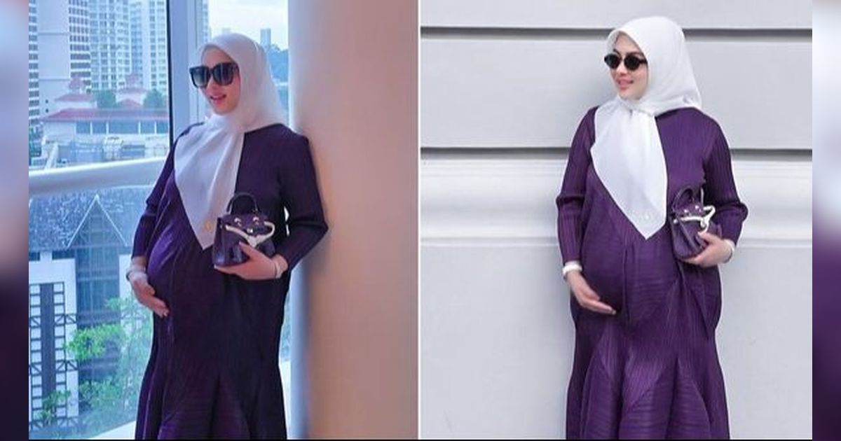 Potret Terbaru Syahrini Hamil 8 Bulan, Makin Cantik dan Menawan