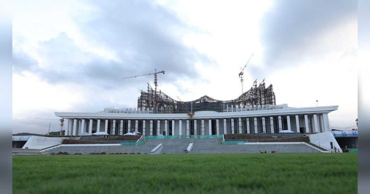 Upacara HUT Kemerdekaan RI ke-79 Makin Dekat, Progres Pembangunan IKN Baru 45%
