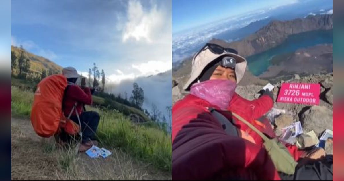 Viral Wanita Buka Jastip Foto hingga Ucapan di Gunung, Cuan Rp10 Juta