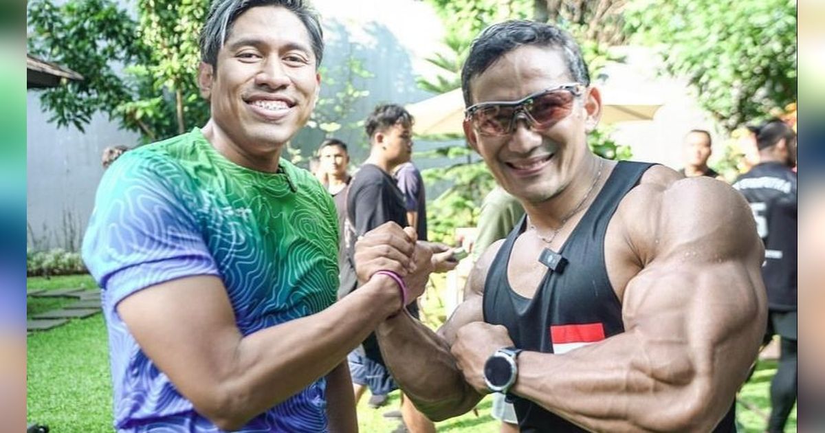 Badan Sandiaga Uno Tiba-tiba Berotot Setara Atlet Binaraga, Beri Tips Kocak Bentuk Otot Instan Tanpa Gym