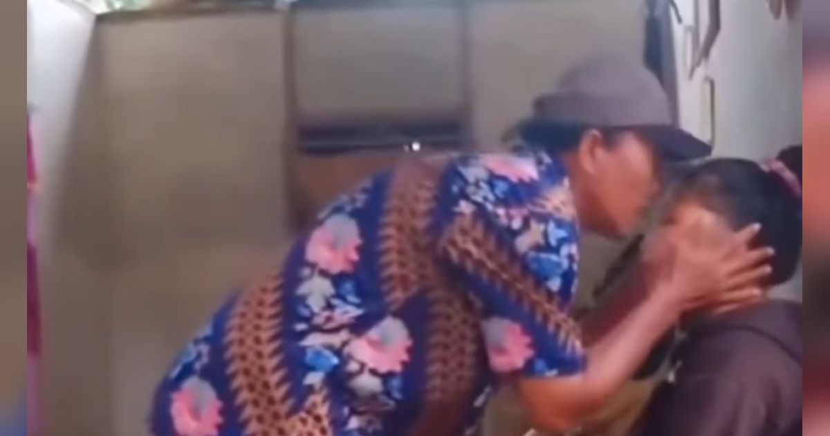 Viral Seorang Ayah Menangis Lihat Anak Perempuannya Jadi Korban KDRT, Pelaku Sudah Ditangkap