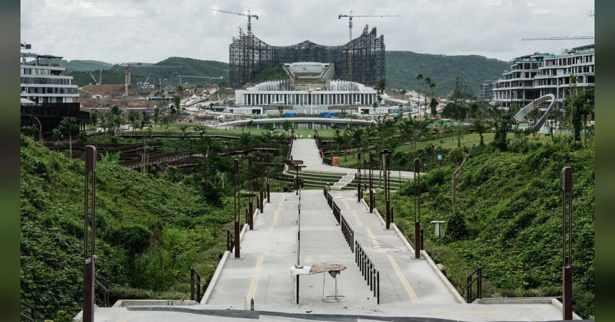 FOTO: Kondisi Terkini Pembangunan Istana Presiden di IKN Nusantara, Siapkah Digunakan Upacara HUT RI?