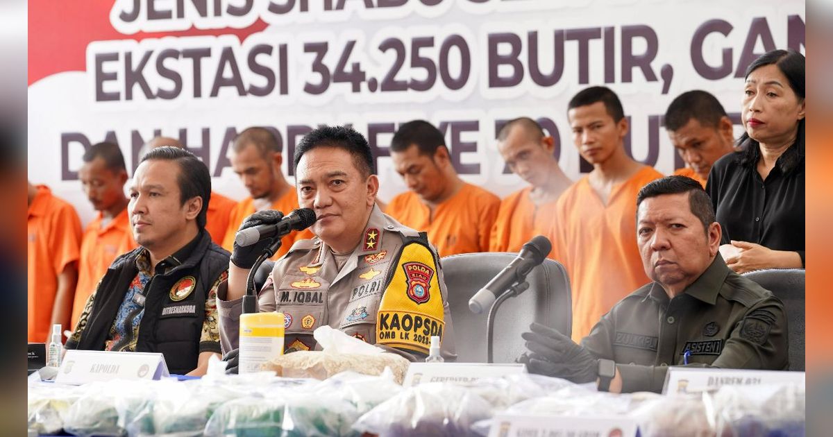 Tegas! Ultimatum Kapolda Riau untuk Bandar Narkoba: Bila Perlu Tak Bernyawa Lagi