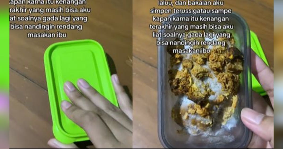 Kisah Wanita Simpan Rendang yang Dimasak 3 Tahun Lalu, Ada Cerita Pilu di Baliknya