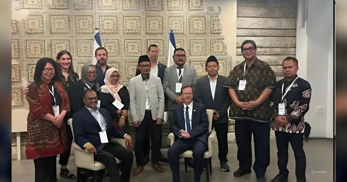 5 Nahdliyin Bertemu Presiden Israel, PBNU Buka Suara