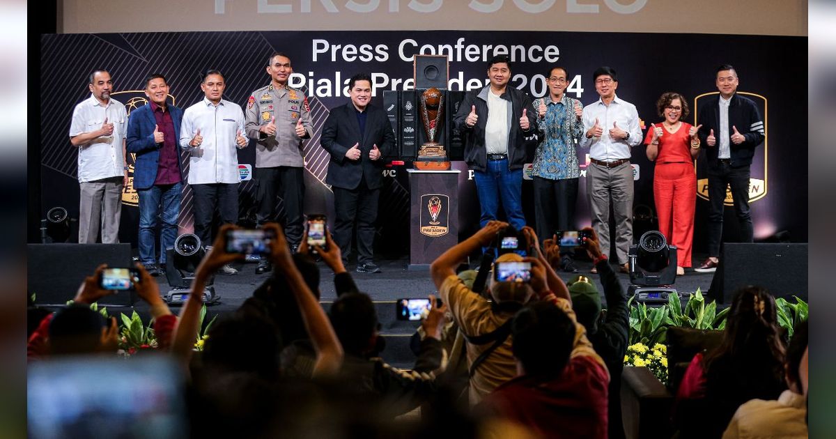 FOTO: Hadiah Miliaran Rupiah Siap Menanti Pemenang di Perhelatan Piala Presiden 2024
