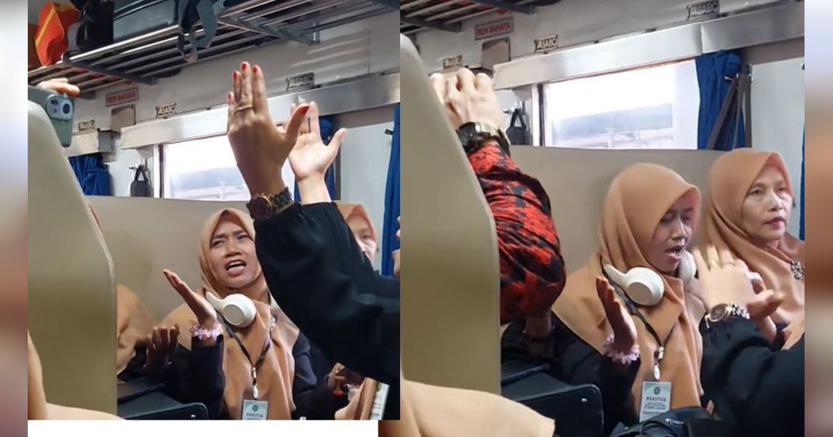 Viral Rombongan Ibu-Ibu Berisik di Kereta Api, Ini Imbauan KAI Jika Terganggu Penumpang Lain