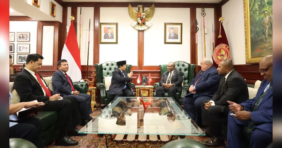 Prabowo Janji dan Tawarkan Kerjasama Ini kepada PM Papua Nugini